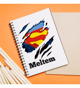 En Süper Anne Tasarımlı Defter Kişiye Özel