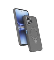 Lexroo Tecno Spark 40 Kılıf M-safe Şarj Özellikli Standlı Samara Kılıf - Titanyum-Gri