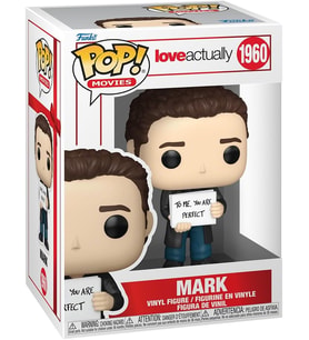 Funko Aslında...Aşk Mark Vinil Figür 1960 None Pop! Standart Polivinil Klorür Fan-Merch, Filmler (Krem)