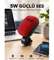 Usb Tf Kart Fm Radyolu Hoparlör 5W