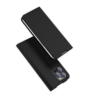 Dux Ducis iPhone 14 Pro 6.1 Kılıf Skin Pro Series Flip Cover Kapaklı Kılıf (Siyah)