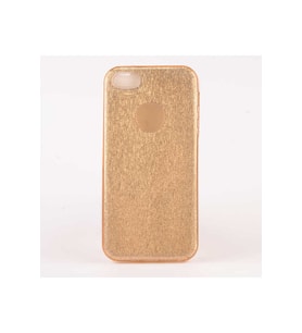 Apple iPhone 5 Uyumlu Kılıf Zore Shining Silikon (Gold)