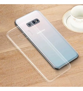 Samsung Galaxy S10E Kılıf Şeffaf Silikon Hibrit Case (Renksiz)