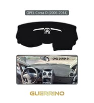 OPEL Corsa D (2006-2014)TORPİDO KORUMA HALISI GRİ KENAR