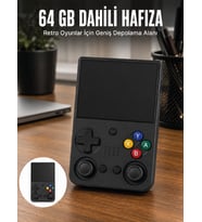aşınabilir Retro El Oyun Konsolu 64GB Hafızalı IPS Ekranlı Oyun Cihazı