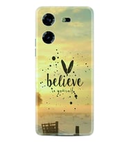 Tecno Pova 5 Kılıf Resimli Desenli Baskılı Silikon Belive in Yourself 1316