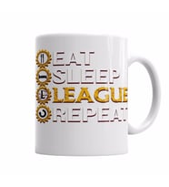 League Of Legends Eat Sleep League Repeat Funny Gifts Kupa Bardak Porselen