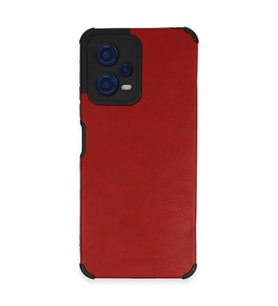 Xiaomi Redmi Note 12 5g Kılıf Loop Deri Silikon - Kırmızı