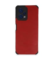 Xiaomi Redmi Note 12 5g Kılıf Loop Deri Silikon - Kırmızı