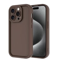 coverzone iPhone 15 Pro Max ile uyumlu K?l?f Parlak, Tek Renkli Y�zey Dayan?kl? Malzeme & Tam Koruma Redolent K?l?f iPhone 15 Pro Max ile uyumlu K?l? Ergonomik Kavrama Kolay Eri?im Kapak Kahverengi