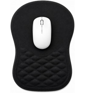 Ergonomik Premium Bilek Destekli Mouse Pad – Kaymaz Tabanlı Mouse Altlığı, Ofis ve Ev Kullanımı İçin Konforlu Bilek Destekli Fare Pedi, Siyah