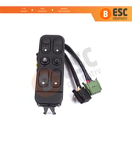 Opel Vectra A Cavalier için Elektrikli Cam Açma Düğme Paneli 1240600