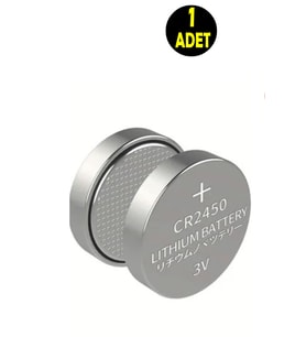 1 ADET 3 VOLT DL 2450 CR2450 Lityum Düğme Para Pil  CR 2450