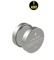 1 ADET 3 VOLT DL 2450 CR2450 Lityum Düğme Para Pil  CR 2450