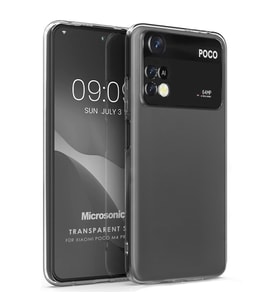 Microsonic Xiaomi Poco M4 Pro 4G Kılıf Transparent Soft Şeffaf (Renksiz)