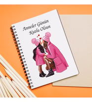 Anneler Günü Tasarımlı Defter