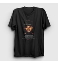 Presmono Unisex Siyah Hurt 50 Cent T-Shirt 403990tt