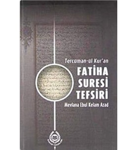 Tercüman-ül Kur'an Fatiha Suresi Tefsiri