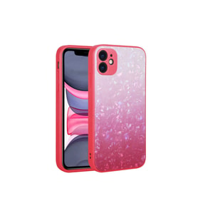 Apple iPhone 11 Uyumlu Kılıf Renk Geçişli Mermer Desenli Sert Silikon Zore Granit Kapak (Model 6)
