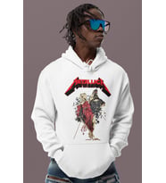 Metallica Rock Metal Baskılı Unisex Oversize Müzik Grubu Hoodie