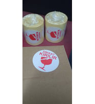 Dikkat Kırlır 5 cm Yuvarlak yapışkanlı sticker 250 adet