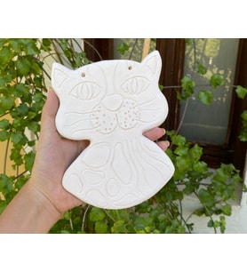 Soydan Seramik Seramik Kedi Boyama Objesi