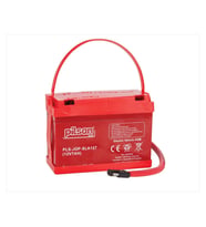 Pilsan 12 volt 7 Amper Uzun kablolu Kırmızı Akü Ranger Fortune Tery Bery için