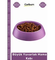 #MamaKabı Evcil Hayvan Kalite Dayanıklı Sağlam Plastik Yıkanabilir Beslenme Büyük Yuvarlak Mama Kabı