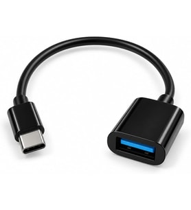 Type-C to USB 3.0 OTG Çevirici, 15 cm USB-C Erkek to USB-A Dişi Adaptör Kablo, Android, iPhone 15/16/17 Type-C Telefon Tablet Laptop İçin Flash Bellek Mouse Klavye USB Dönüştürücü
