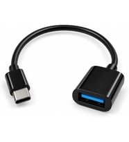 Type-C to USB 3.0 OTG Çevirici, 15 cm USB-C Erkek to USB-A Dişi Adaptör Kablo, Android, iPhone 15/16/17 Type-C Telefon Tablet Laptop İçin Flash Bellek Mouse Klavye USB Dönüştürücü