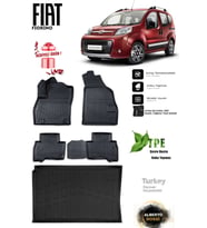 Fiat Fiorino 2010 Araca Özel 3D Paspas Ve 3D Bagaj Havuzu
