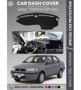 FIAT ALBEA (1999-2005) Torpido Örtüsü Ön Göğüs Torpido Koruma Tam Uyum Çatlamayı Önler Kolay Montaj