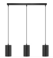 MYLİGHTS  RETRO  RUSİK METAL SARKIT LED AVİZE AMPUL DAHİL  GÜN IŞIĞI LED 60 CM EN (Siyah)