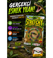 Gerçekçi Esnek Oyuncak Yılan 53 cm - Uzayan Squishy Stres Oyuncağı