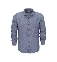 Erkek Yazlık Slim Fitt Uzun Kol Gömlek 2431 BGL-ST04755 (İndigo)
