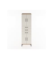 Hyperion Dolap 3 Raflı 3 Çekmeceli 4 Kapaklı 60x44x195 Çam-Aytaşı
