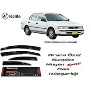 Toyota Corolla Mugen Cam Rüzgarlığı 1992-1998 arası 4'lü Sunplex (Beyaz)