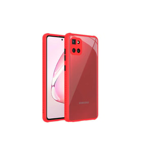 Samsung Galaxy A81 (Note 10 Lite) Uyumlu Kılıf Zore Kaff Kapak (Kırmızı)