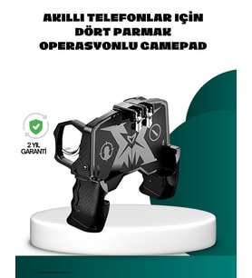 Mobil FPS Oyunlar İçin Dört Parmak Uyumlu Gamepad