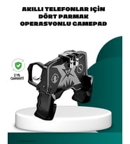 Mobil FPS Oyunlar İçin Dört Parmak Uyumlu Gamepad