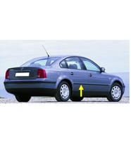 VW Passat B5 1997-2000 Sağ Arka Kapı Çıtası Siyah Plastik 3B0853754