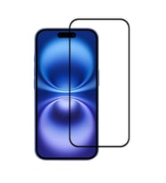 iPhone 16 Pro Max Uyumlu 5D Glass Temperli Cam Ekran Koruyucu (Siyah)