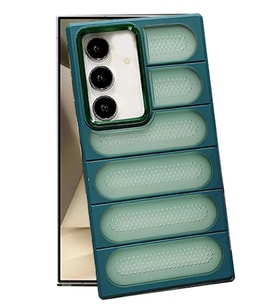 Durukar® Samsung Galaxy S24 Kılıf Airmax Silikon Kapak - Koyu Yeşil