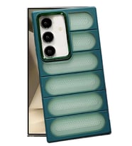 Durukar® Samsung Galaxy S24 Kılıf Airmax Silikon Kapak - Koyu Yeşil