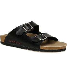 LUMBERJACK MENDY 3FX SİYAH COMFORT CASUAL ANATOMİK TOKALI TERLİK