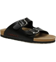 LUMBERJACK MENDY 3FX SİYAH COMFORT CASUAL ANATOMİK TOKALI TERLİK