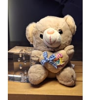 SEVİMLİ LOVE KALPLI AYICIK ANAHTARLI 13 CM