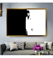 Altın Çerçeveli dekoratif tablo l1983 (Gold)
