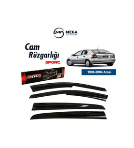 Cam Rüzgarlığı Opel Astra G Hb/Sedan 1998-2003 Mugen Tip Cam Rüzgarlık (Siyah)