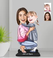 Kişiye Özel Anneler günü Ahşap Biblo-3